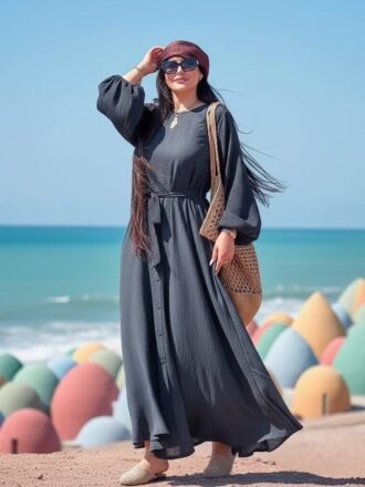 مانتو بلند ساحلی زنانه دامن کلوش و آزاد جنس ابروبادی درجه یک مانتو خنک و تابستانه زنانه مانتو شیک و خنک زنانه مانتو مناسب بارداری سایزبندی 38 الی 50