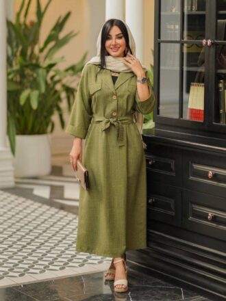 کفتان خنک و تابستانه زنانه مانتو بلند دخترانه مناسب بهار و تابستان جنس صوفیا درجه یک مانتو شیک و تابستانه دخترانه سایزبندی 40 الی 48